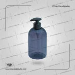 بطری ۵۰۰ سی سی جامایع رنگی طرح شِل دهانه شوینده خویدک + پمپ غلیظ پاش پلاستیکی ساده