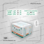 بطری پلاستیکی 25 میلی لیتری استوانه ای ساده طرح گنبدی خویدک