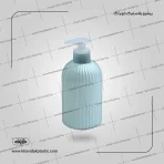 بطری جا مایع ۵۰۰ سی سی رنگی طرح شِل پمپی آجدار