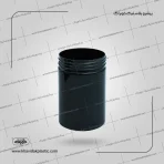 قوطی پلاستیکی مشکی مات مناسب مواد غذایی حساس به نور