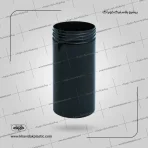جار یک کیلویی ( 1 کیلویی ) مات مشکی پلاستیکی با درب