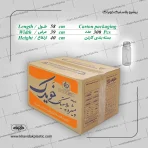 یک کارتن پر از بطری 200 سی سی جویس استوانه ای طرح گنبدی خویدک